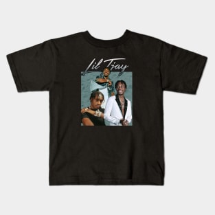 Lil Tjay Tione Jayden Merritt Vintage Bootleg Kids T-Shirt